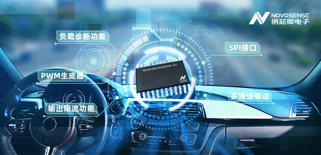 fun88官网全新发布40V车规级多通道半桥驱动NSD830x-Q1！